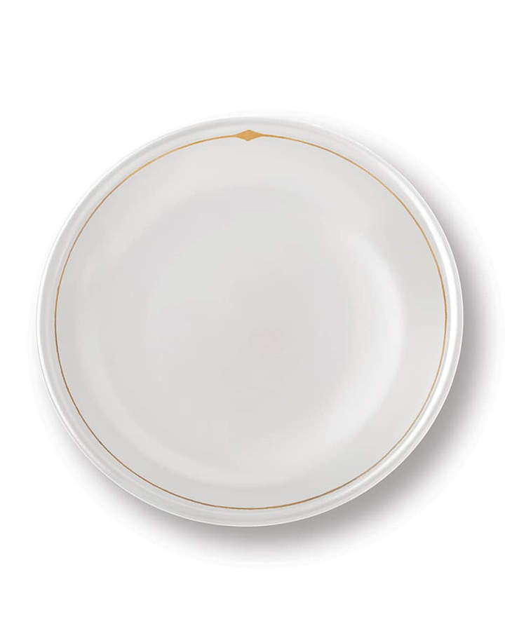 Palm Desert White Dessert Luncheon Plate by Magenta-1