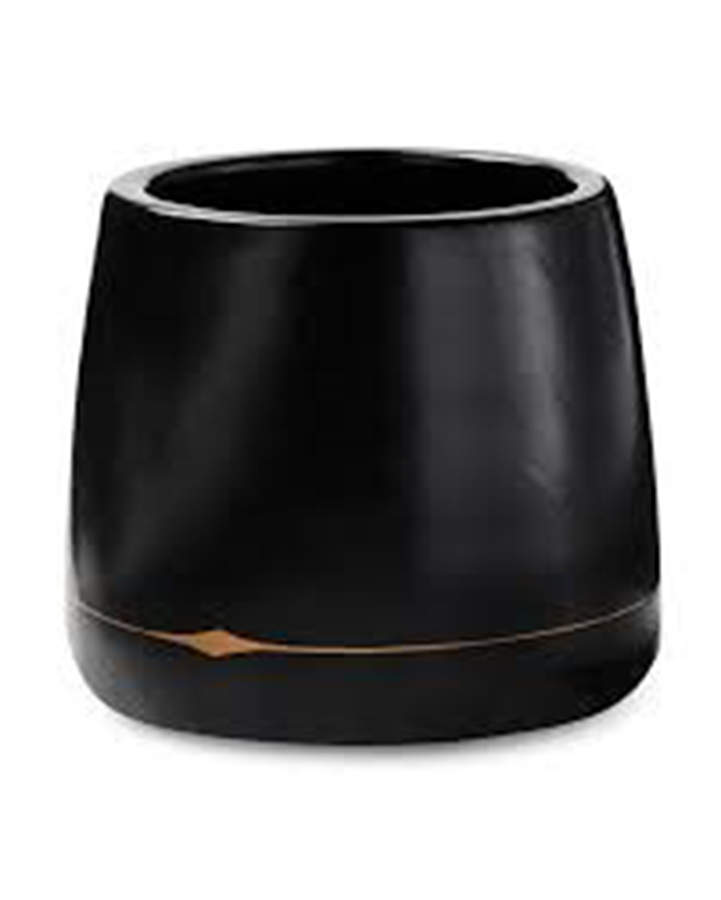 Palm Desert Black Short China Tumbler by Magenta-1