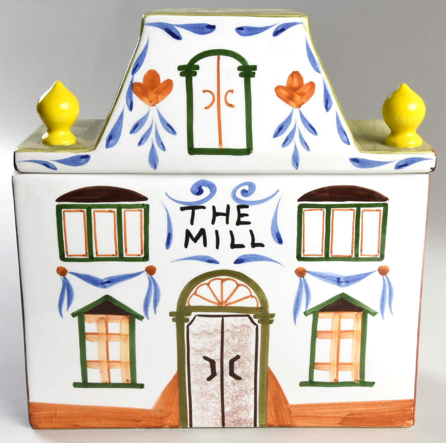 Italian Village Cookie Jar & Lid by Meiselman Imports-1