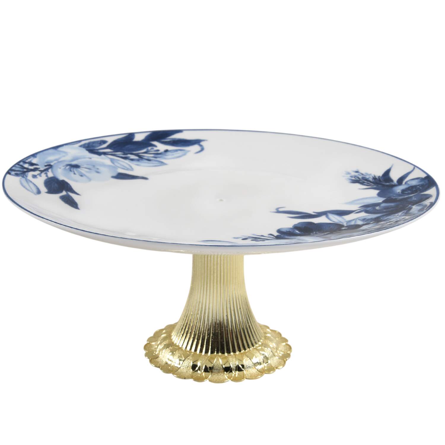 Darcy Cake Stand with 4"-5" Metal Pedestal  Hc by Mikasa-1