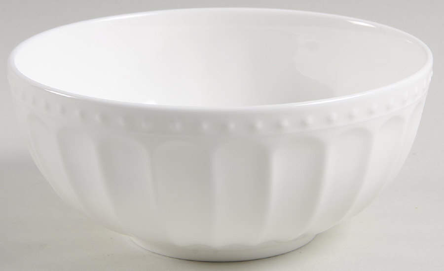 MN14 White Soup/Cereal Bowl by Maison Neuve-1