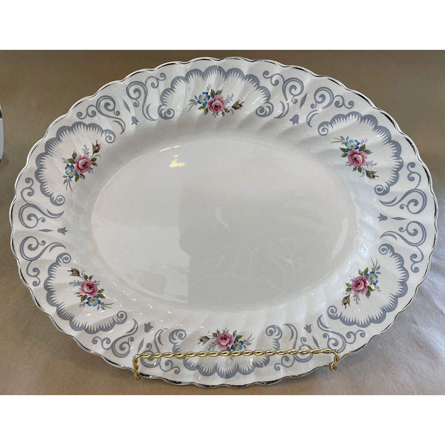 Primrose 10" Oval Serving Platter by Myott Staffordshire-1