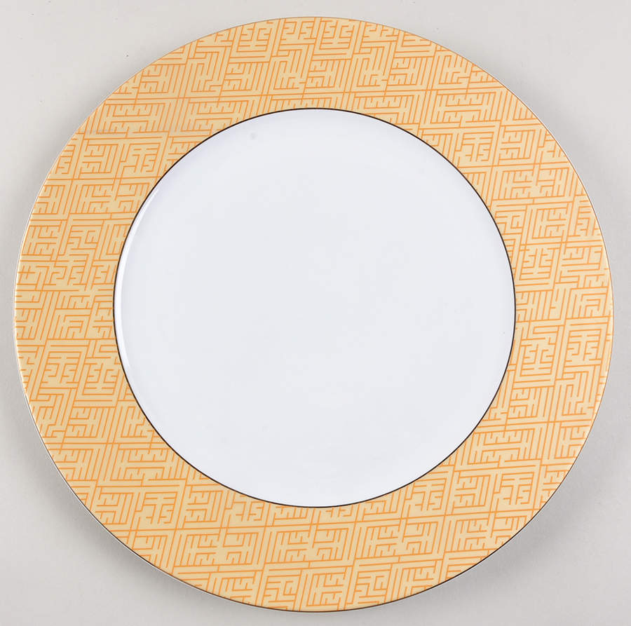 Labyrinth Service Plate (Charger) by Mottahedeh-1