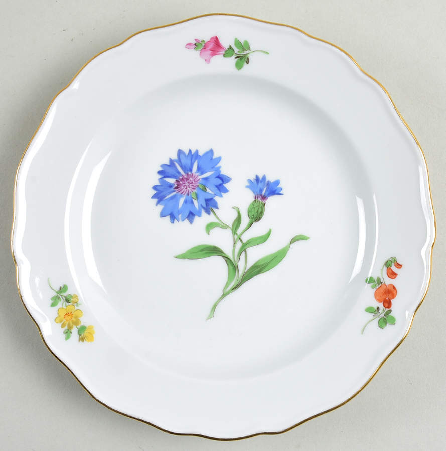 22C Dessert/Pie Plate by Meissen (Germany)-1