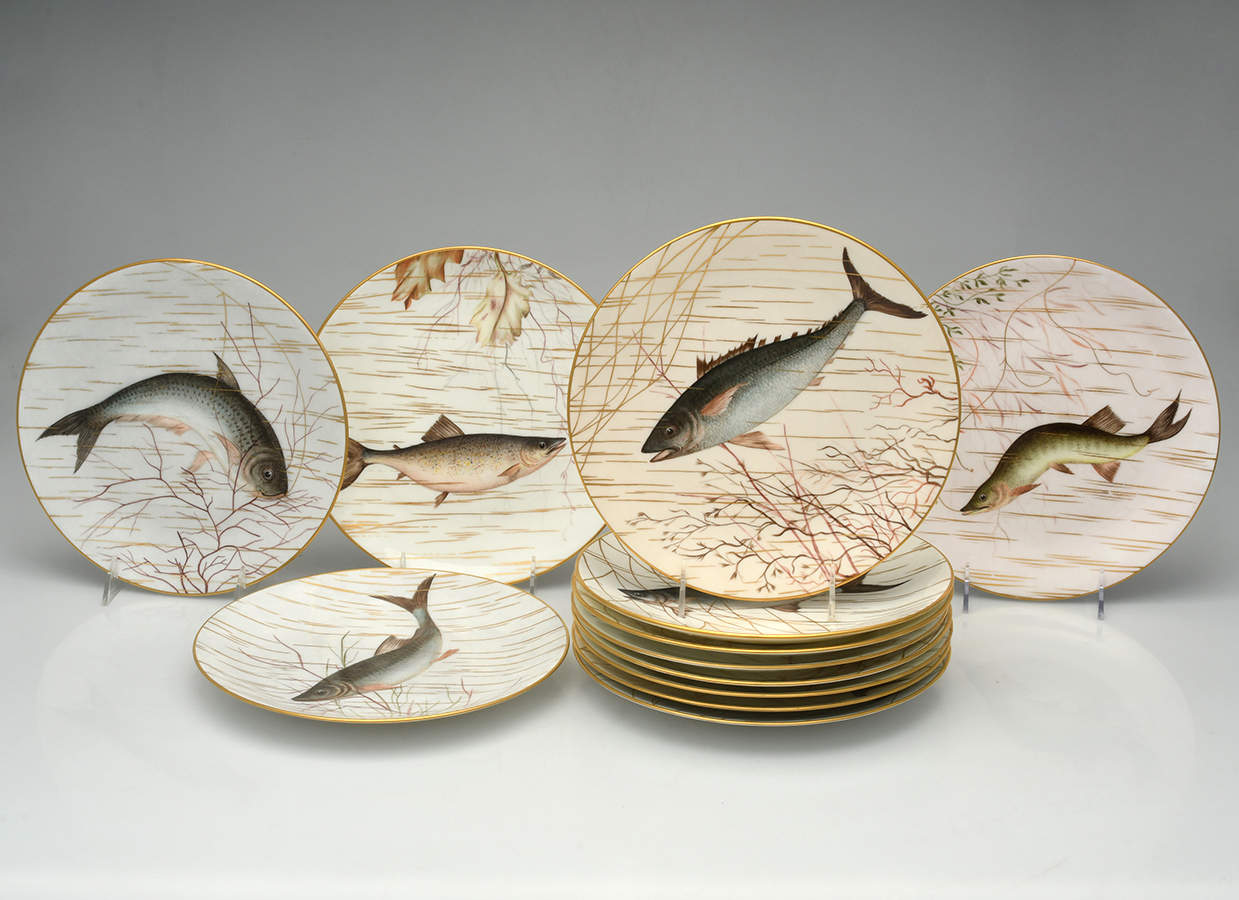 1892 12  Piece Estate Set by Minton-1