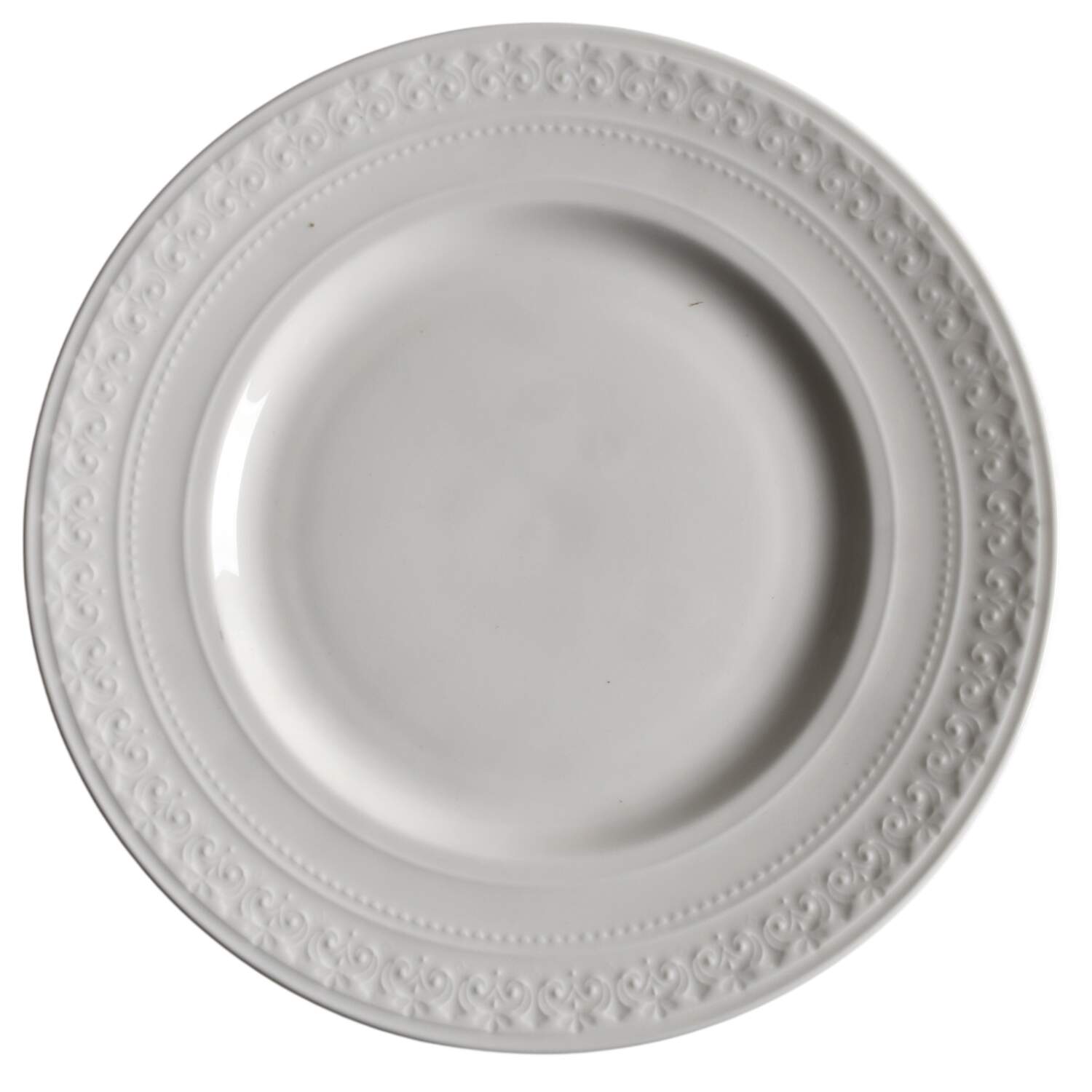 Embossed Crown Salad Plate by Mikasa-1