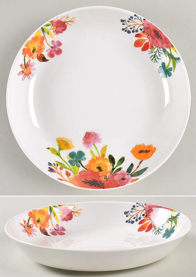 Karina 8" Individual Pasta Bowl by Mikasa-1