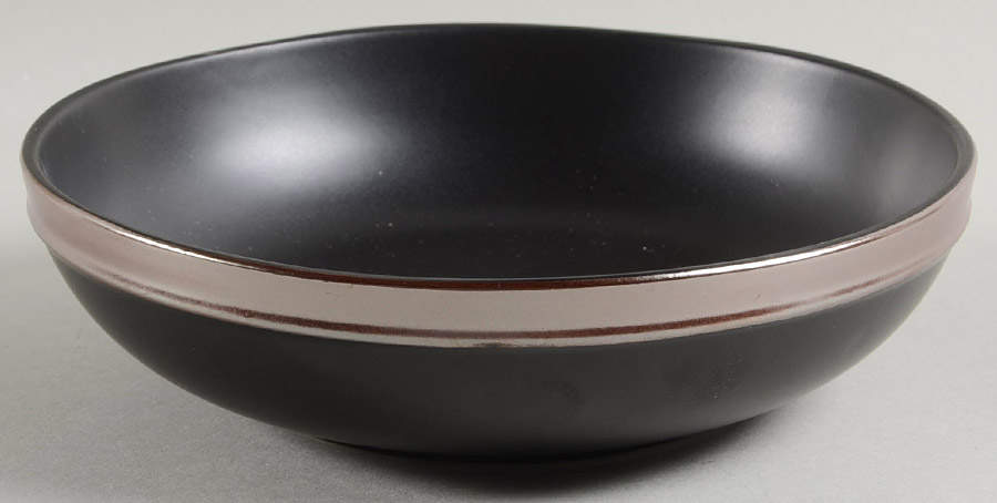 Miller Black 7" Individual Pasta Bowl by Mikasa-1