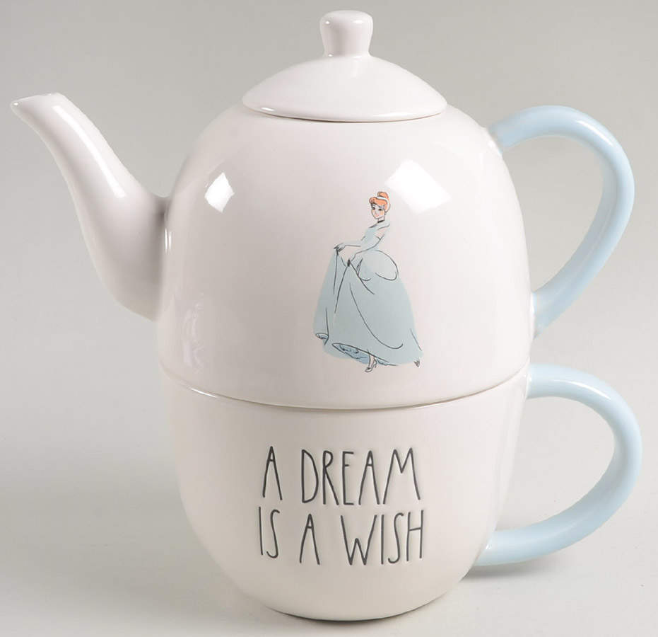 Disney Princess Tea for 1 (Stacking Individual Teapot & Mug/Cup) by Magenta-1