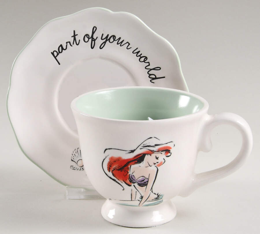 Disney Princess Oversized Cup & Saucer Set by Magenta-1