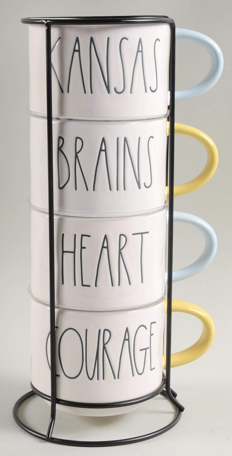 The Wizard of Oz Stackable Mug - Set of 4 & Metal Holder by Magenta-1