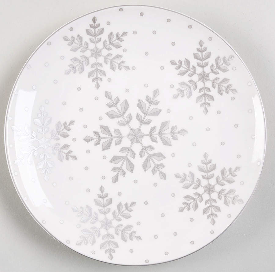 Winter Flurries Salad Plate by Mikasa-1