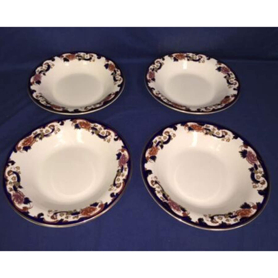 Blue Mandalay Large Rim Soup Bowl by Mason's-1