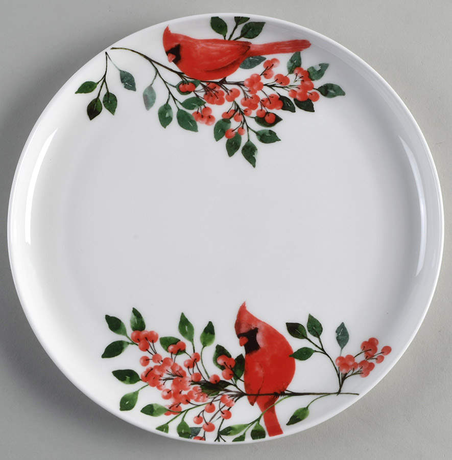 Cardinal Leaves Salad Plate by Mikasa-1