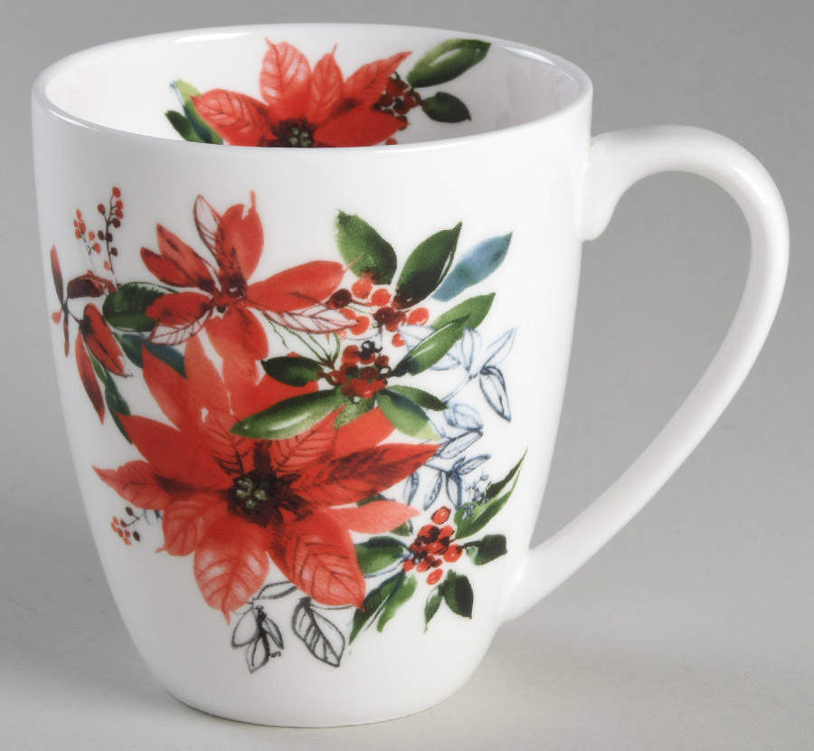 Winter Poinsettia Mug by Mikasa-1