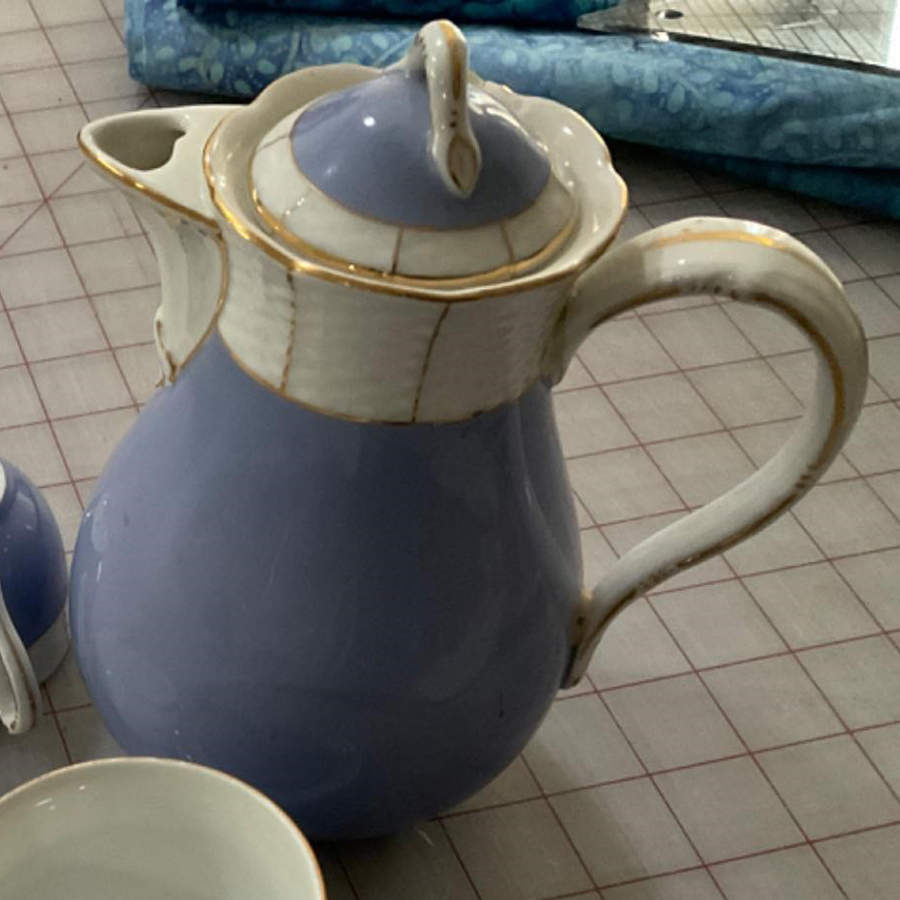 7801 Chocolate Pot & Lid by Meissen (Germany)-1