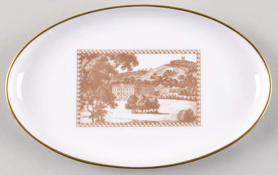Chatsworth 8" Oval Tray by Minton-1