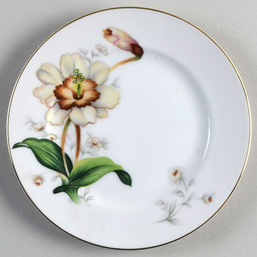 Wildwood (1 3-4" Rim, White) Bread & Butter Plate by Meito-1