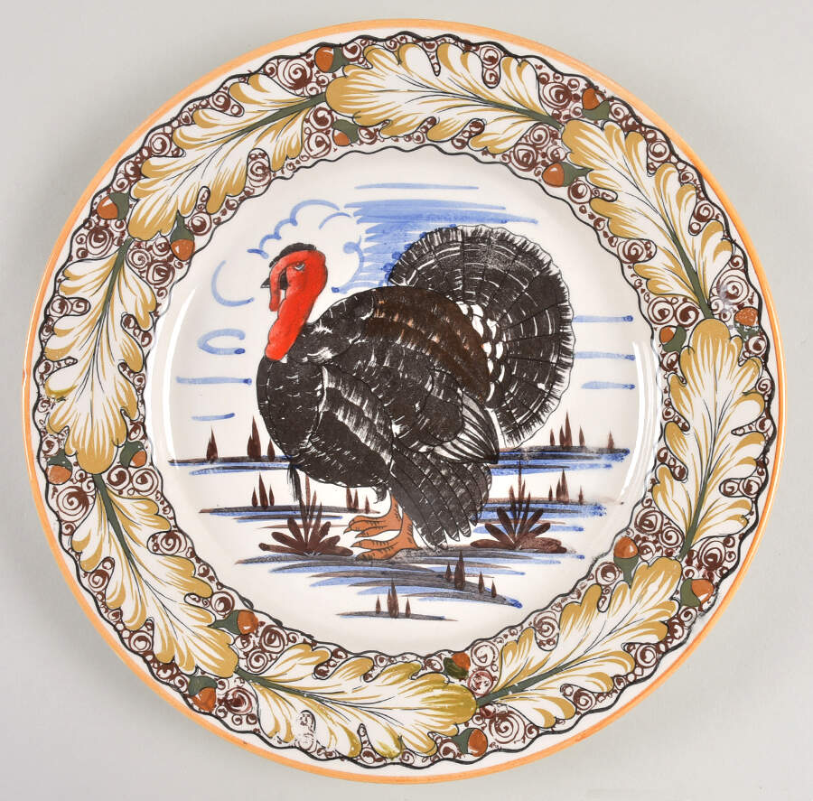 502 Dinner Plate by Mancer (Italy)-1