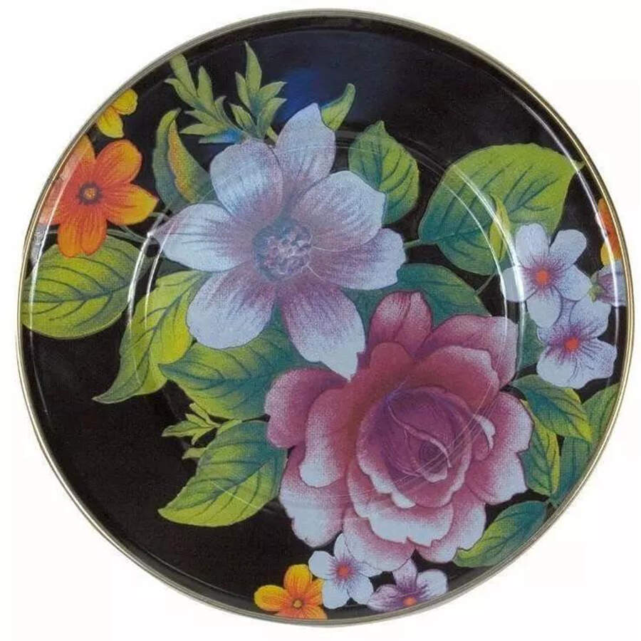 Flower Market (Enamelware) Salad/Dessert Plate by MacKenzie-Childs-1