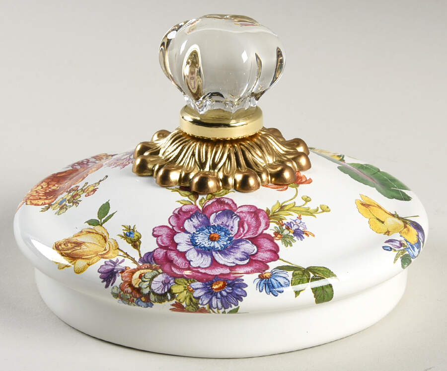 Flower Market (Enamelware) Lid for Squash Canister by MacKenzie-Childs-1