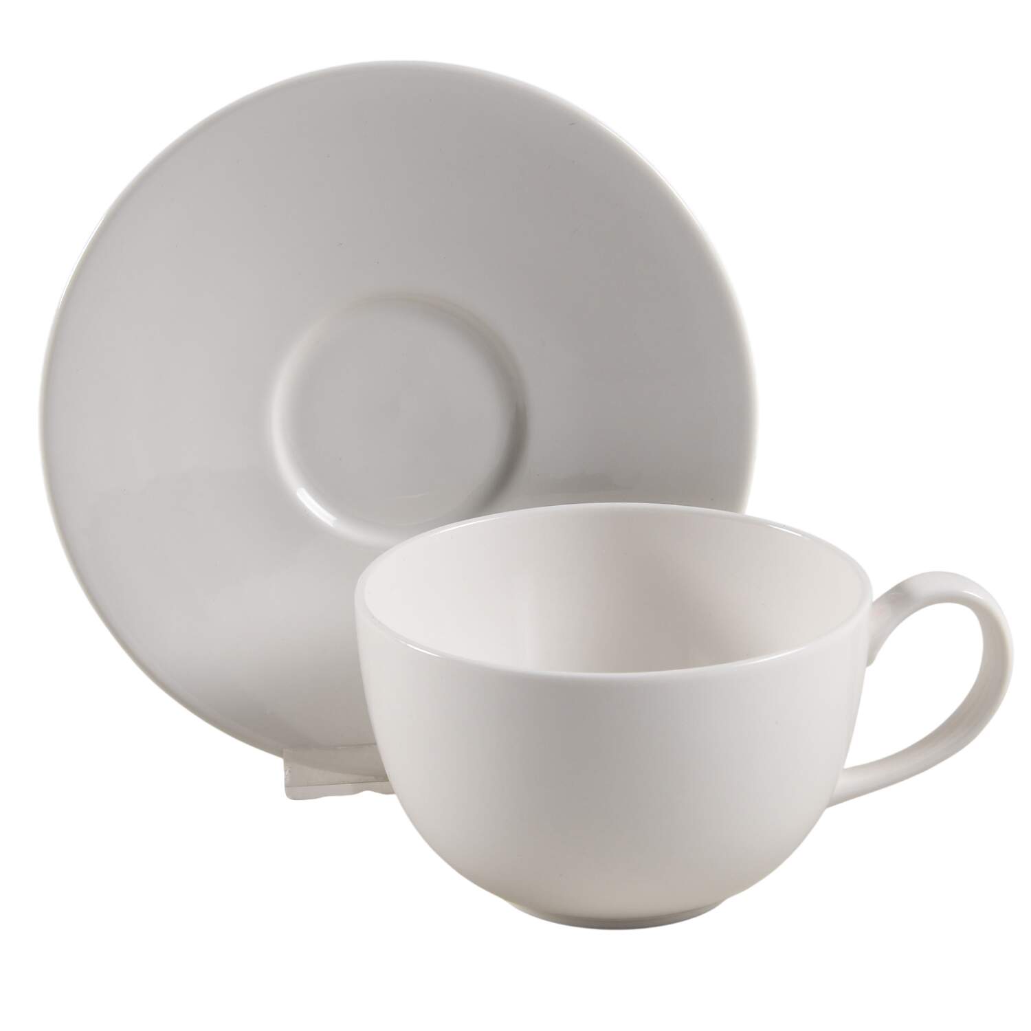 MTW60 Flat Cup & Saucer Set by Martha Stewart-1