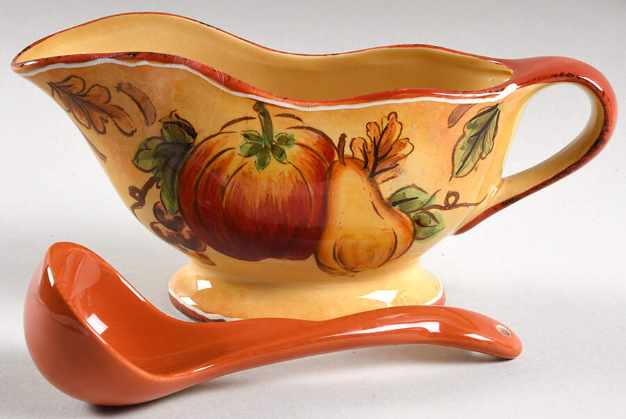 Give Thanks Gravy Server W/Ladle by Maxcera Corp-1