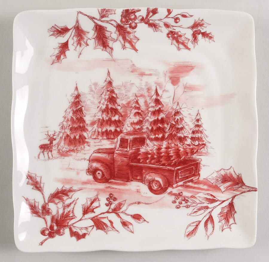 MXE76 Square Salad Plate by Maxcera Corp-1