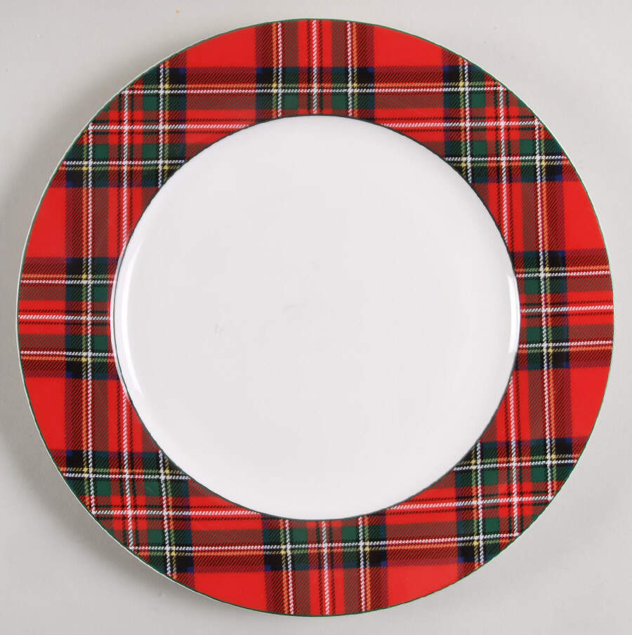 Tartan Dinner Plate by Mikasa-1