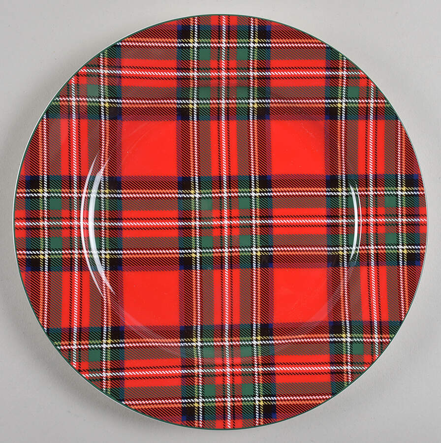 Tartan Salad Plate by Mikasa-1