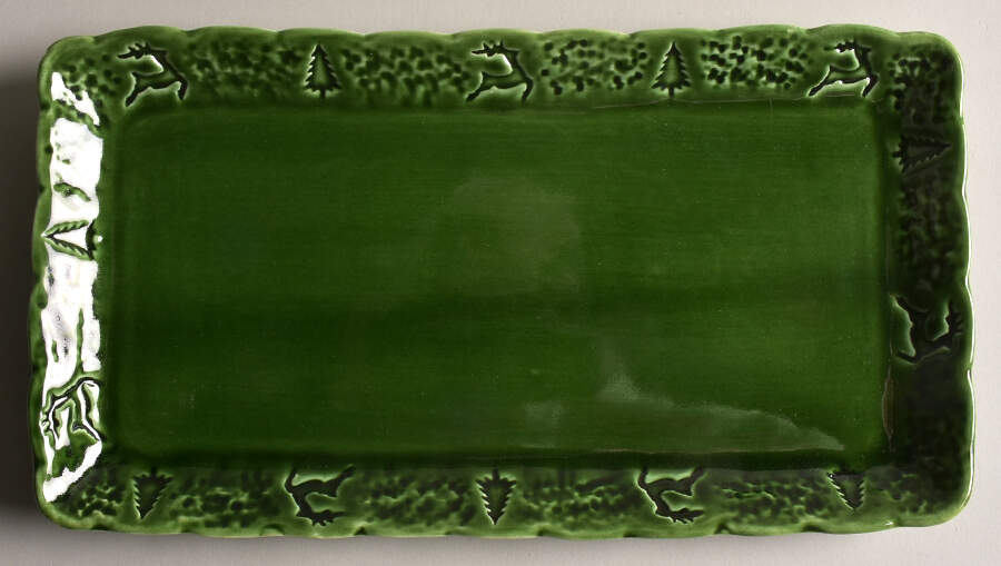 MLJ25 12" Rectangular Serving Platter by Maioliche Jessica-1