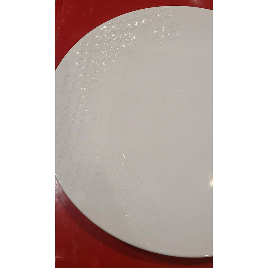 Honeycomb Dinner Plate by Mikasa-1