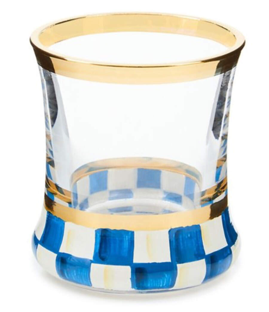 Royal Check (Enamelware&Accessories) Glassware Shot Glass by MacKenzie-Childs-1