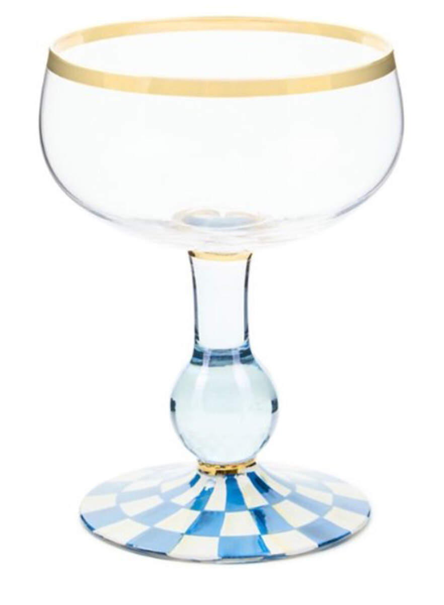 Royal Check (Enamelware&Accessories) Glassware Sherbet by MacKenzie-Childs-1