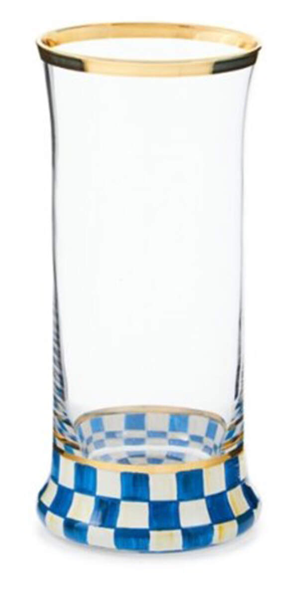 Royal Check (Enamelware&Accessories) Glassware Highball by MacKenzie-Childs-1