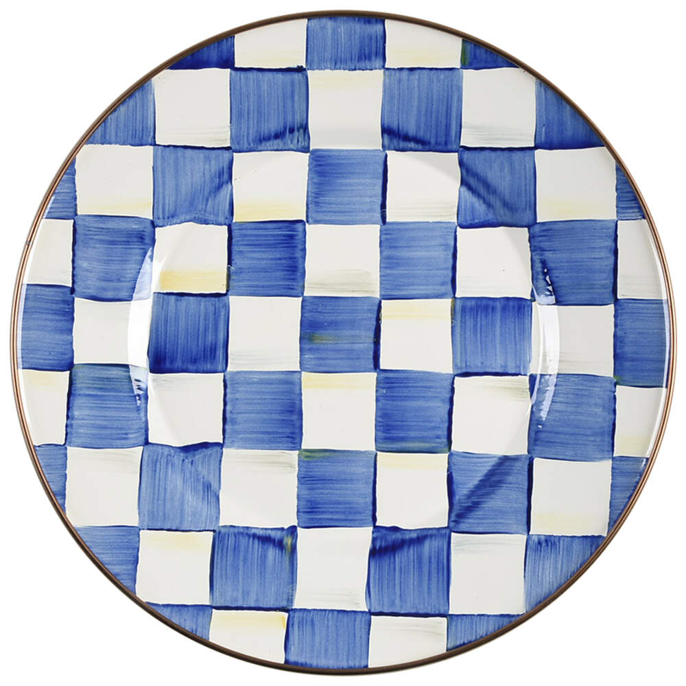 Royal Check (Enamelware&Accessories) Dinner Plate by MacKenzie-Childs-1