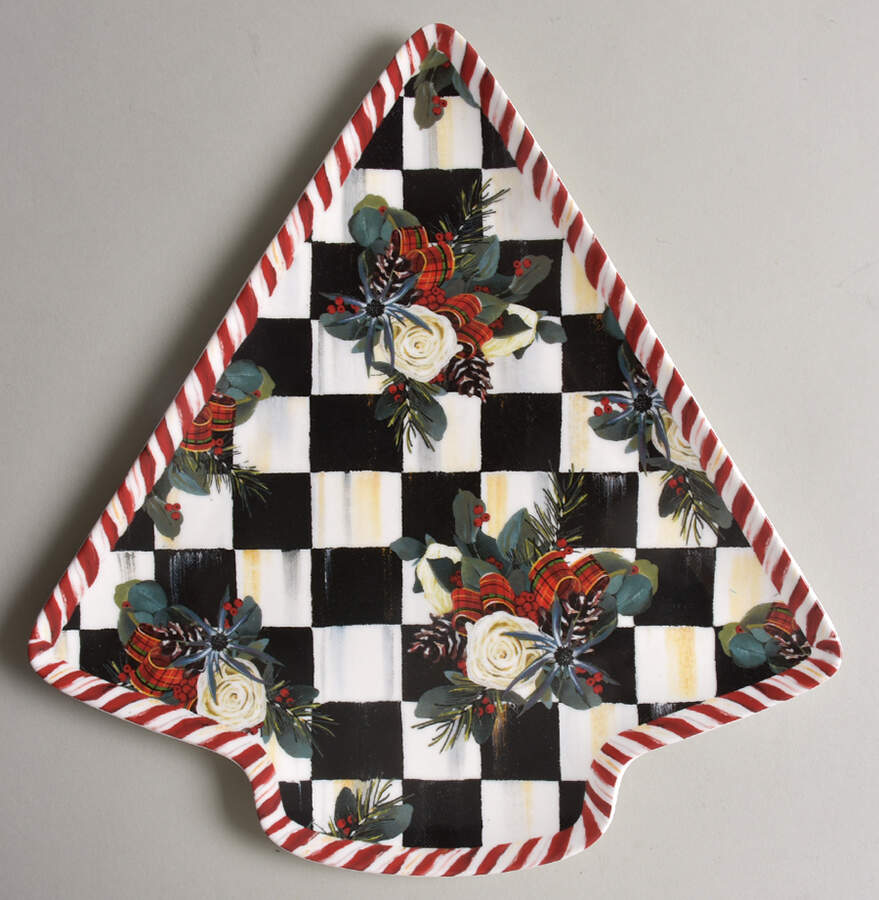 Scottish Bouquet Cookie Plate by MacKenzie-Childs-1
