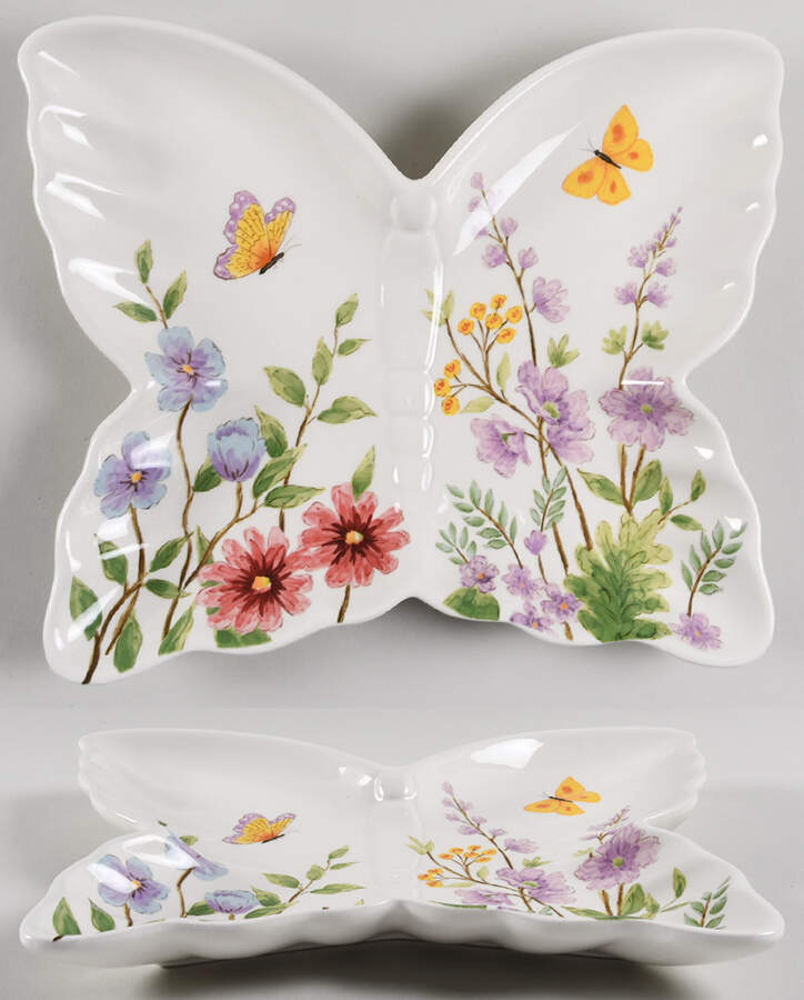 MXE83 10" Butterfly Plate by Maxcera Corp-1