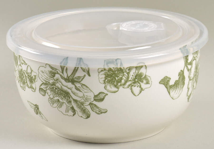 MXE84 26 Oz Round Plastic Microwave Bowl & Vented Lid by Maxcera Corp-1