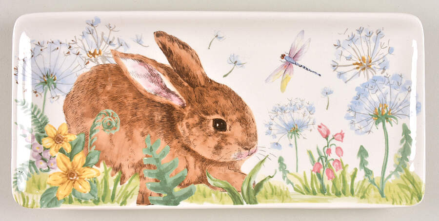 MXE85 10" Rectangular Serving Platter by Maxcera Corp-1