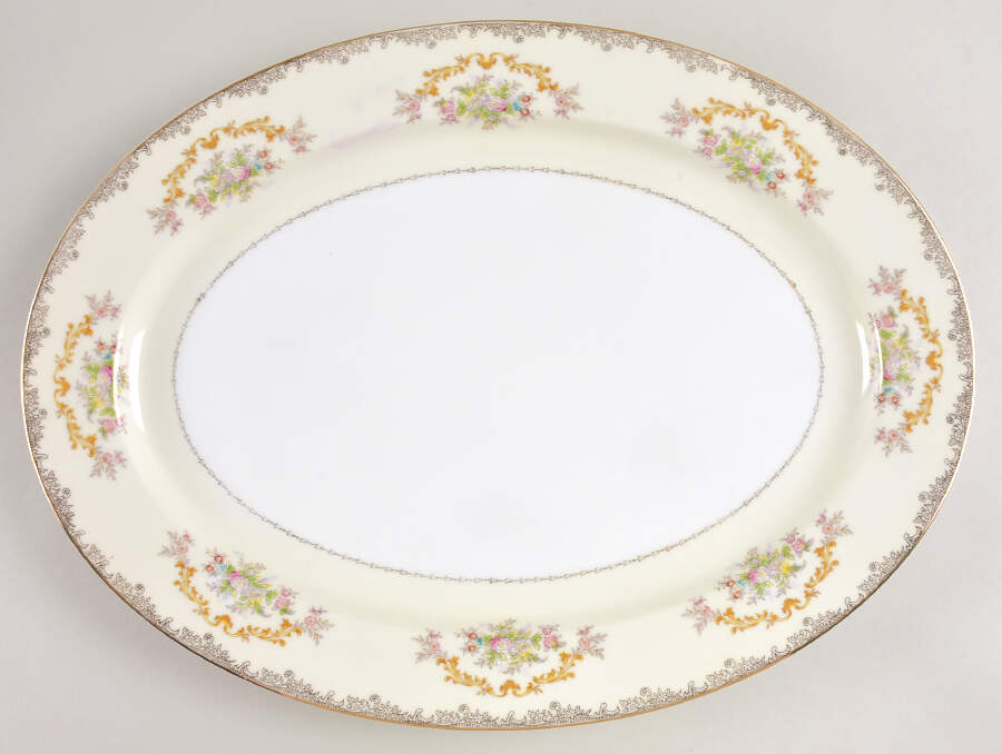 MEI1331 16" Oval Serving Platter by Meito-1