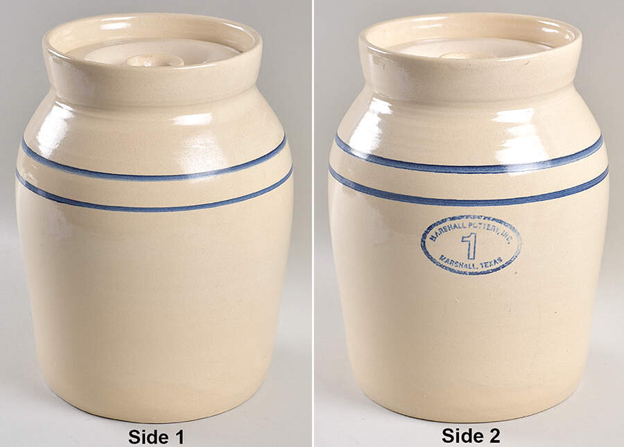 MP31 1 Gallon Butter Churn & Lid by Marshall Pottery-1