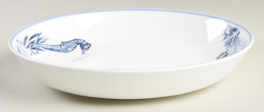 Seahorse Bay 8" Individual Pasta Bowl by Mikasa-1