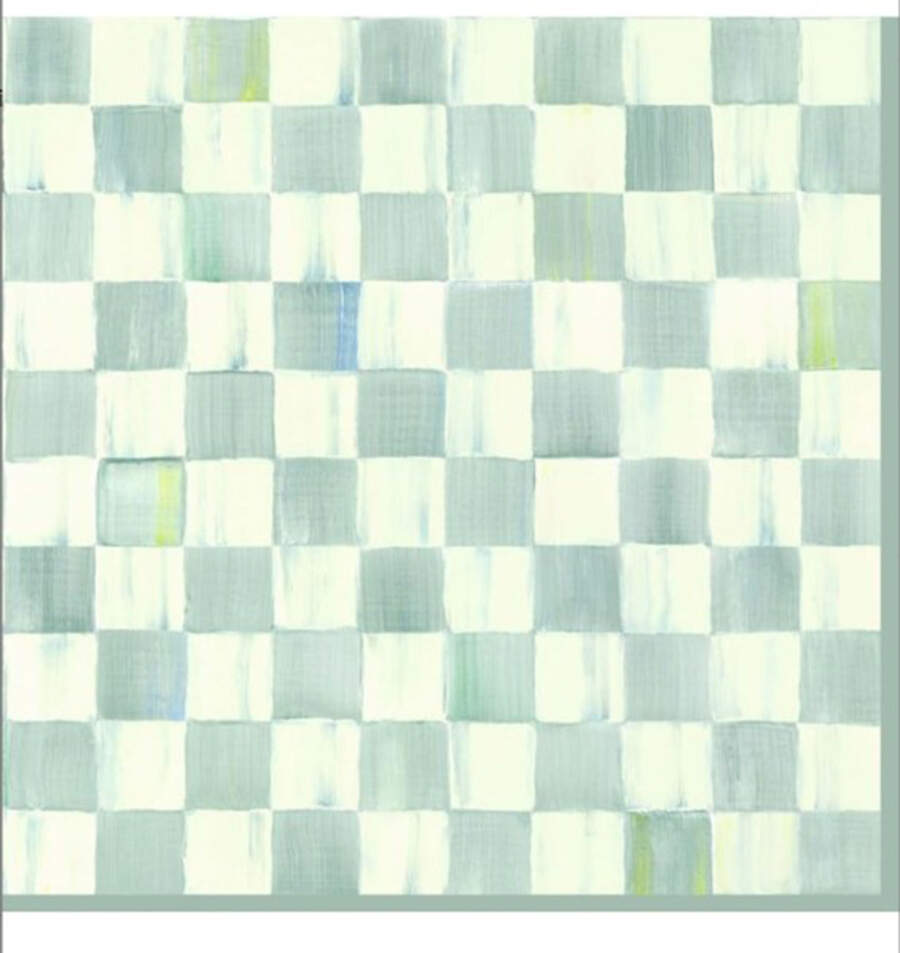 Sterling Check Package of Paper Dinner Napkins by MacKenzie-Childs-1