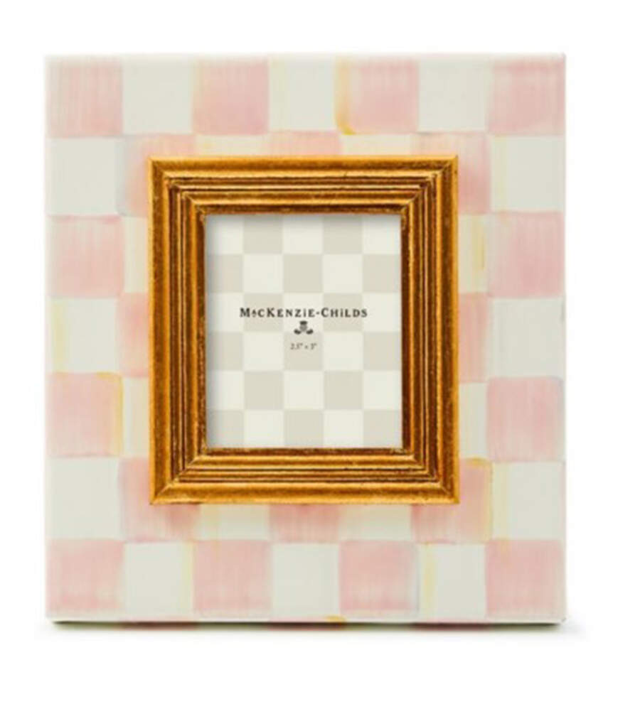 Rosy Check (Enamelware) Frame-Holds 2.5" X 3" by MacKenzie-Childs-1