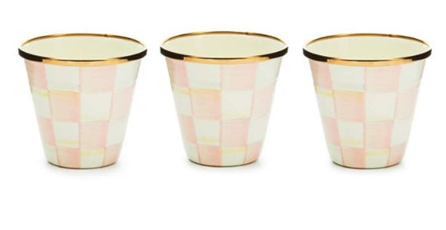 Rosy Check (Enamelware) (Set of 3) Herb Pot by MacKenzie-Childs-1