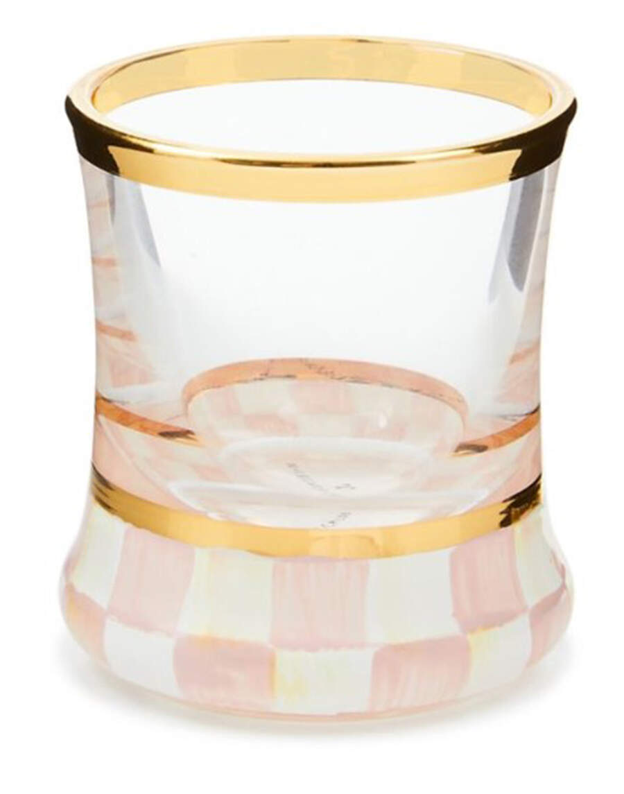 Rosy Check Glassware Shot Glass by MacKenzie-Childs-1