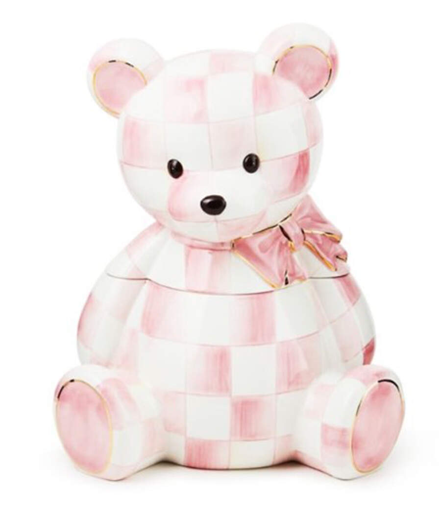 Rosy Check Figural Cookie Jar & Lid by MacKenzie-Childs-1