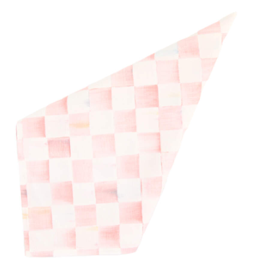 Rosy Check Cloth Napkin by MacKenzie-Childs-1