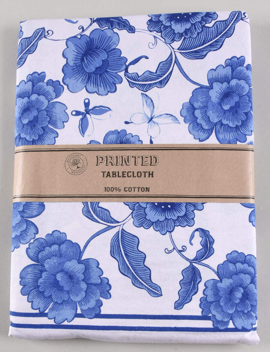 Table Linens & Accessories 60" X 120" Megan Multi Cloth Tablecloth by Mahogany-1